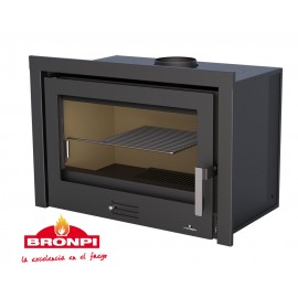 Insertable de leña con turbinas BRONPI RIOJA