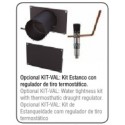 Kit Estanco con regulador de tiro termostático para serie TECNO HYDROBRONPI