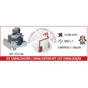 Kit canalización para Estufas 9 kw BRONPI RITA, ZOE, NINA, KIRA Y TRÉBOL