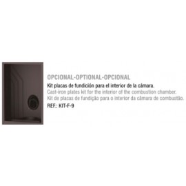 Kit placas de fundición para el interior de la cámara para BRONPI ZOE, NINA, KIRA Y TRÉBOL