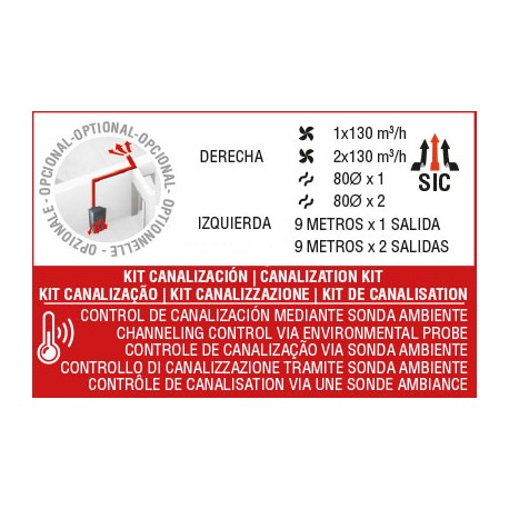 Estufa de pellets 11kw extraplana BRONPI ADRY