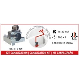 Kit canalización para BRONPI NOA, PRINCESA y MILA