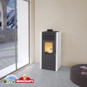 Estufa de pellets 15 kw BRONPI ADEL  color marfil
