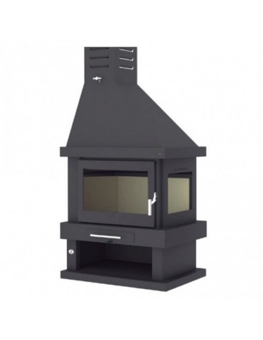 Chimenea de Leña de esquina 2 caras FM C-302 D