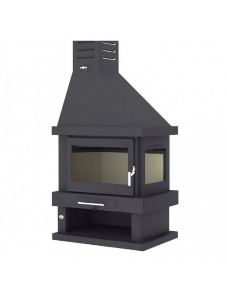 Chimenea de Leña de esquina 2 caras FM C-302 D