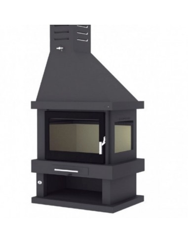 Chimenea de Leña de esquina 2 caras FM C-302 DK