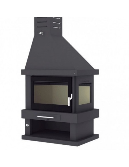 Chimenea de Leña de esquina 2 caras FM C-302 DK