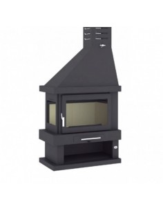 Chimenea de Leña de esquina 2 caras FM C-302 I