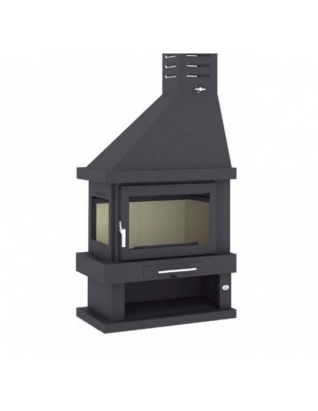 Chimenea de Leña de esquina 2 caras FM C-302 I