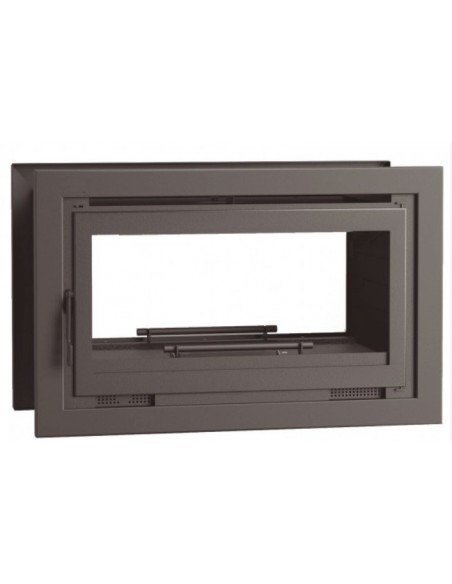 Insertable de leña 2 caras 2 puertas con turbina FM IT-102