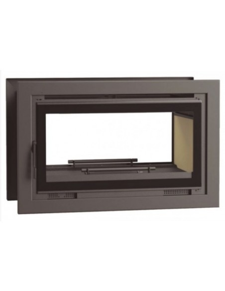 Insertable de leña 2 caras 2 puertas con turbina FM IT-102