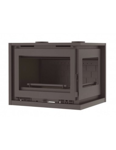 Insertable de leña de rincón con turbina FM IT-182 DF