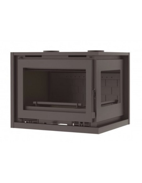 Insertable de leña de rincón con turbina FM IT-182 DF