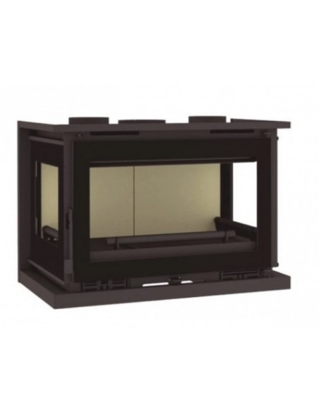 Insertable de leña 3 caras con turbina FM IT-183 K