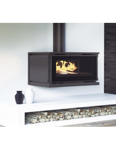 Estufa de leña para colgar con 2 ventiladores FM M-180 FK
