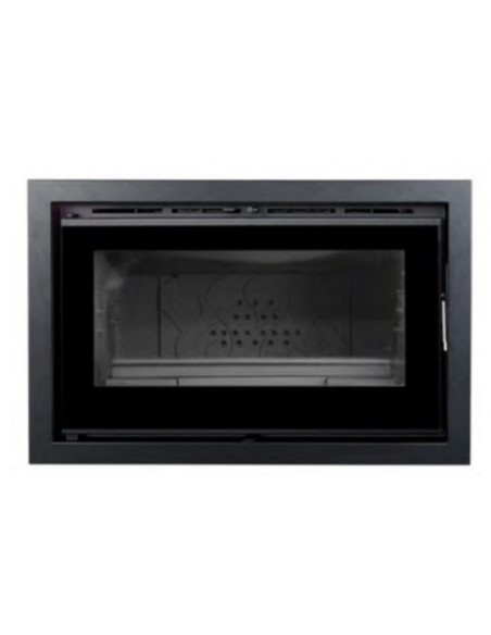 Insertable de leña con puerta de cristal SALGUEDA SAPHIRE 900 E965 negro