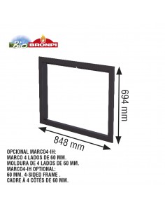 Marco 4 lados para Insert Hybrid Bronpi MARCO4-IH