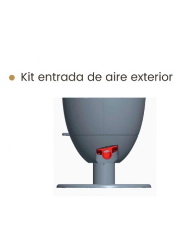 Kit entrada de aire exterior para estufa INVICTA ODE