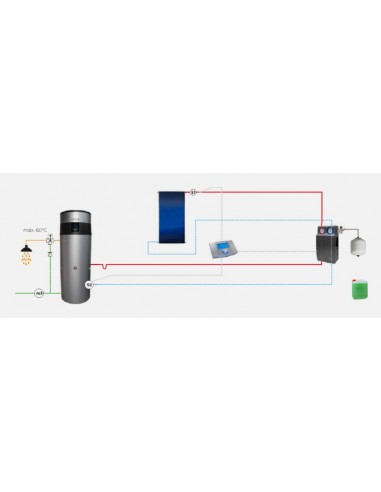 Kit solar térmico SOLIUS N° 1 ECOTANK SILVER 200 L + SUPERSOL XL KS1ES200XL_1