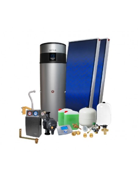 Kit solar térmico SOLIUS N° 2 ECOTANK SILVER 300 L + SUPERSOL KS2ES300SU