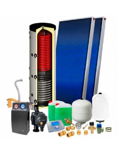 Kit solar térmico SOLIUS N° 2 HYGENIO 330 L + SUPERSOL KS2HY330SU