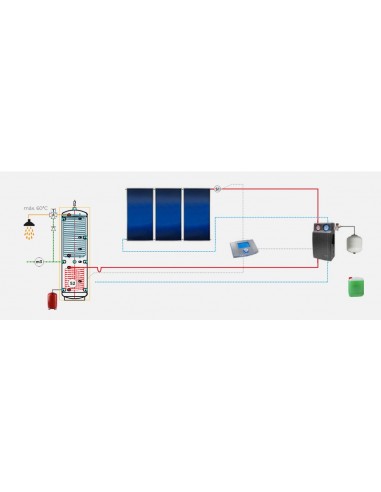 Kit solar térmico SOLIUS N° 2 HYGENIO 490 L + SUPERSOL KS3HY490SU_1