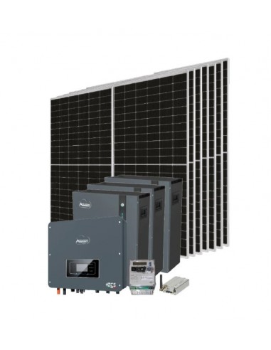 Kit solar fotovoltaico SOLIUS POWERKIT FULL ULTRA PLUS 14/230 7.07 KWP + BATERÍA 15,36 KWH LV QFKPF14MUPB