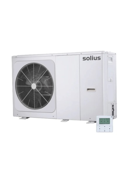 Bomba de calor para aerotermia SOLIUS AEROBOX INVERTER PRO con refrigerante R32