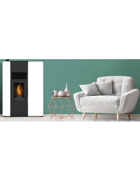 Estufa de Pellet LASIAN AUDAX SLIM 10 Kw