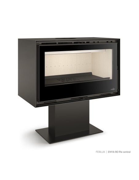 FERLUX ENYA 90 Houtkachel met middenstandaard