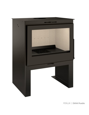 Estufa de leña con mueble FERLUX DANA