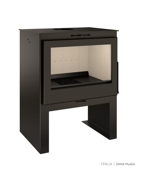 Estufa de leña con mueble FERLUX DANA