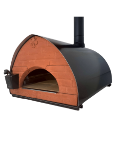 PIZZA PARTY PASSIONE horno de doble combustión (gas y leña) para pizzas con ladrillos refractarios