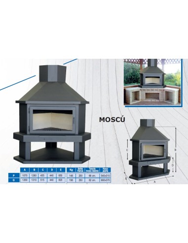 GÓMEZ VILLANUEVA MOSKAU Eck-Holzgrill