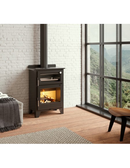 FM M-107 C Estufa de leña con horno