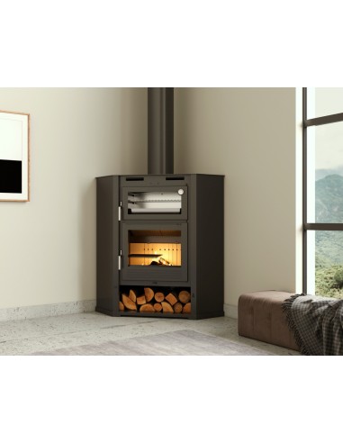FM M-107 RT Eck-Holzofen mit Backofen