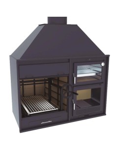 FM FUSION 160 E, Barbecue avec élévateur et four à bois...