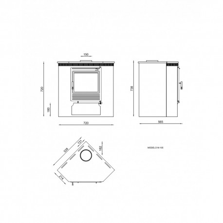 Estufa FM M105