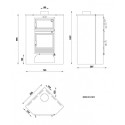 Estufa FM M105H (con horno)