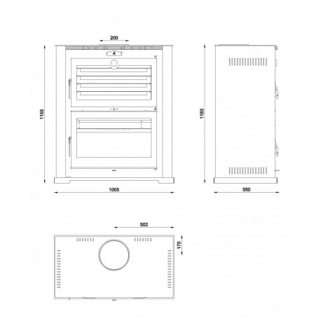 Horno FM HL200