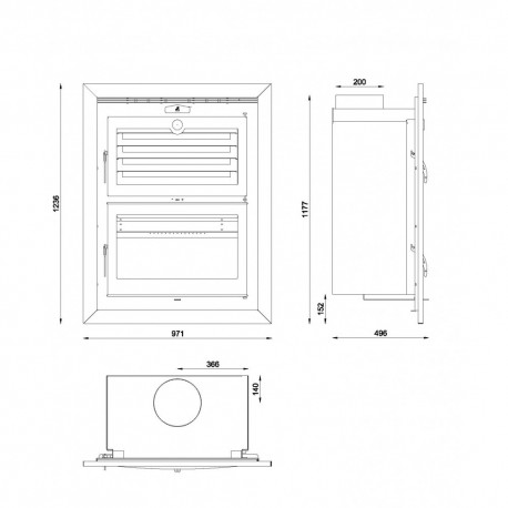 Horno FM HLI200