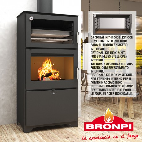 Horno Bronpi MURANO L (con leñero)